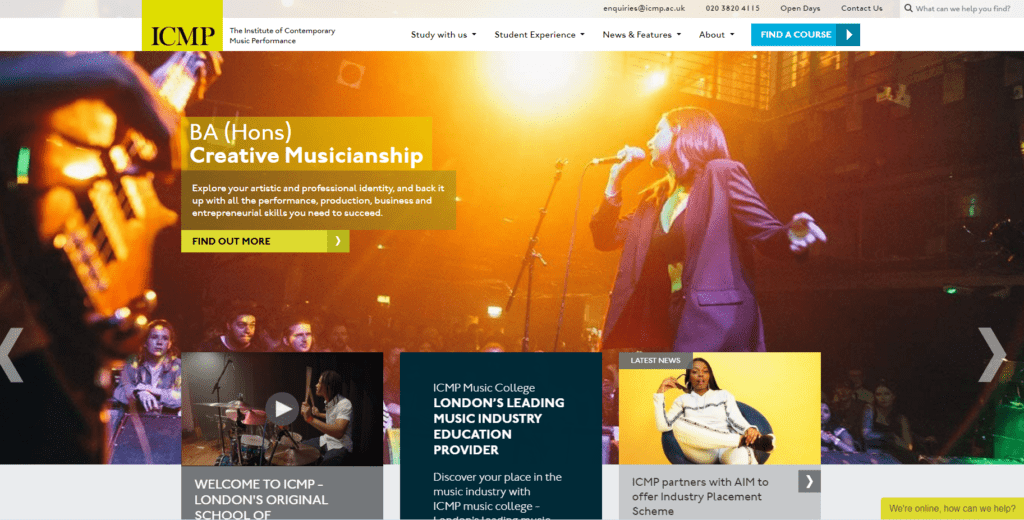 Music Education | ICMP London | Elevate